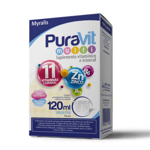 Imagem de Puravit Multi Solução Oral Tutti Frutti 120mL