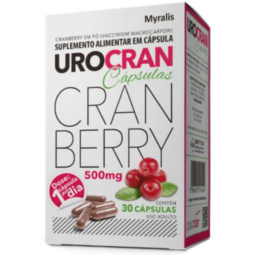 Imagem de Urocran CranBerry 500mg c/30 Cápsulas