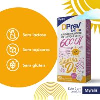 Imagem de Vitamina D DPrev 600 ui gotas 5ml