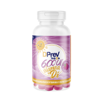 Imagem de Vitamina D Dprev Todo Dia 600UI Sabor Framboesa 30 Gomas
