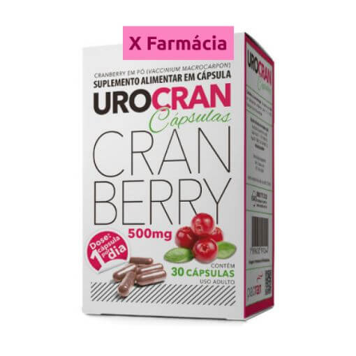 Imagem de Urocran CranBerry 500mg c/30 Cápsulas