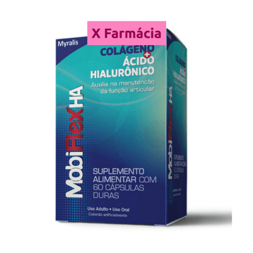 Imagem de Mobiflex HA Colágeno+Ácido Hialurônico c/60 Cápsulas